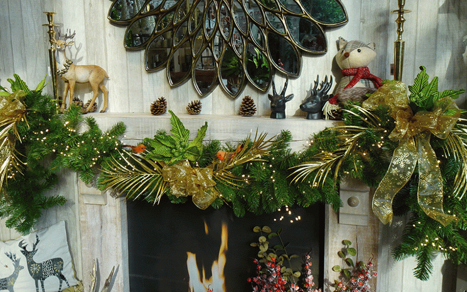 How to decorate a small space at Christmas